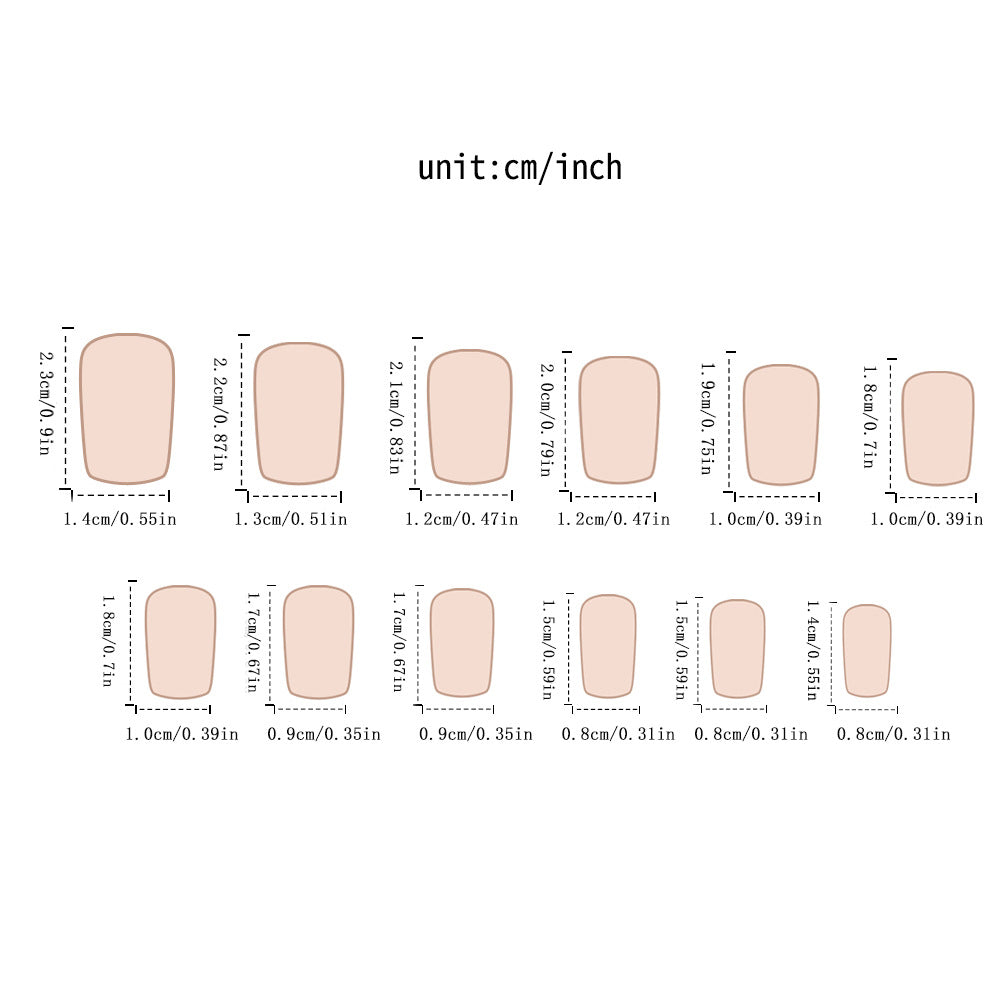 B2-606 2025 simple and elegant red solid color cat eye glossy false nails wear nail