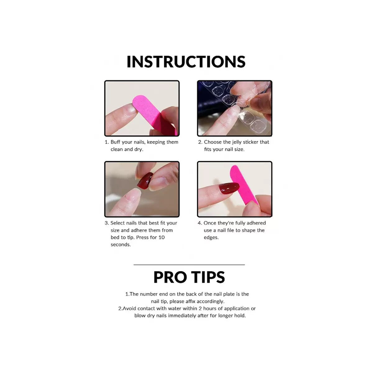 QZ5004 European and American hot-selling wearable nails black glitter ripple soft line false nails